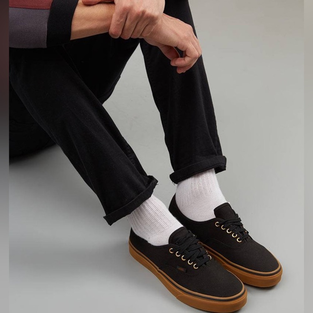 Vans Black and Brown Authentic Sneakers - Picture 3 of 13